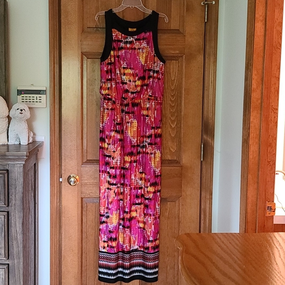 Ruby Rd. Fushia Maxi Dress